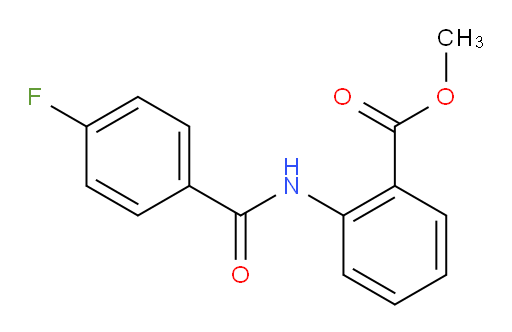 Methyl 2-[(4-fluorobenzoyl)amino]benzoate (ACI)