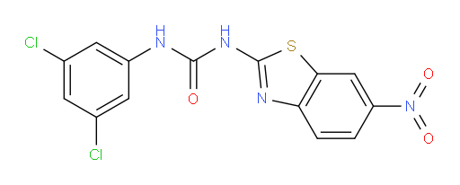 N-(3,5-Dichlorophenyl)-N′-(6-nitro-2-benzothiazolyl)urea (ACI)