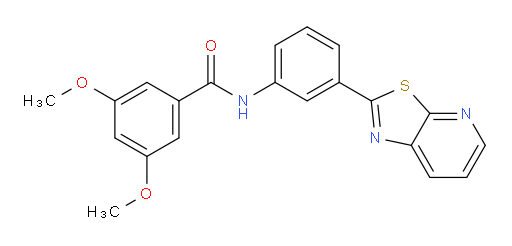 3,5-Dimethoxy-N-(3-thiazolo[5,4-b]pyridin-2-ylphenyl)benzamide (ACI)