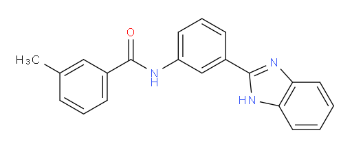 N-[3-(1H-Benzimidazol-2-yl)phenyl]-3-methylbenzamide (ACI)