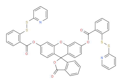 1,1′-(3-Oxospiro[isobenzofuran-1(3H),9′-[9H]xanthene]-3′,6′-diyl) bis[2-(2-pyridinyldithio)benzoate] (ACI)