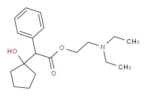 2-(Diethylamino)ethyl α-(1-hydroxycyclopentyl)benzeneacetate (ACI)
