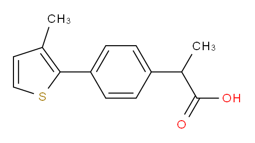 α-Methyl-4-(3-methyl-2-thienyl)benzeneacetic acid (ACI)