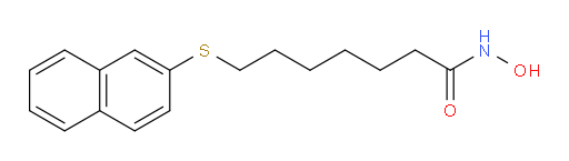 N-Hydroxy-7-(2-naphthalenylthio)heptanamide (ACI)
