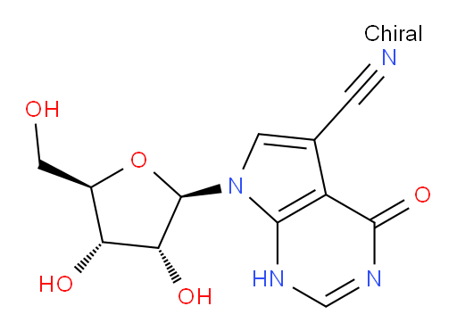 4,7-Dihydro-4-oxo-7-β-D-ribofuranosyl-1H-pyrrolo[2,3-d]pyrimidine-5-carbonitrile (ACI)