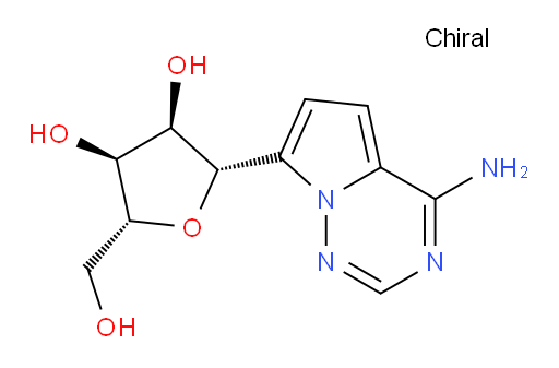(1S)-1-C-(4-Aminopyrrolo[2,1-f][1,2,4]triazin-7-yl)-1,4-anhydro-D-ribitol (ACI)