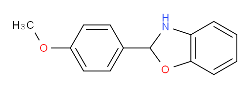 2,3-Dihydro-2-(4-methoxyphenyl)benzoxazole (ACI)
