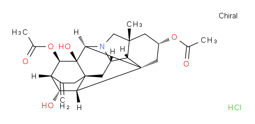 Hetisan-2,11,13,14-tetrol, 2,13-diacetate, hydrochloride (1:1), (2α,11α,13R)- (ACI)