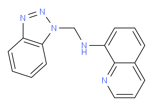 N-(1H-Benzotriazol-1-ylmethyl)-8-quinolinamine (ACI)