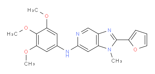 2-(2-Furanyl)-1-methyl-N-(3,4,5-trimethoxyphenyl)-1H-imidazo[4,5-c]pyridin-6-amine (ACI)