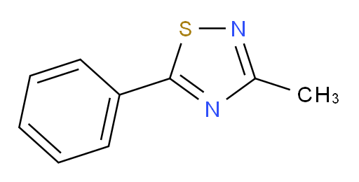 3-Methyl-5-phenyl-1,2,4-thiadiazole (ACI)