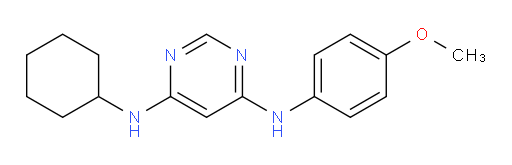 N4-Cyclohexyl-N6-(4-methoxyphenyl)-4,6-pyrimidinediamine (ACI)