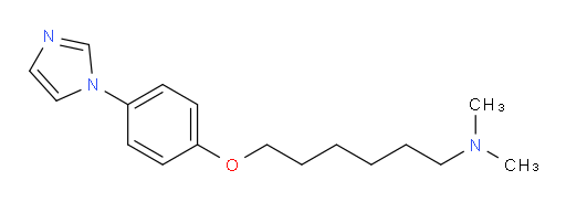 6-[4-(1H-Imidazol-1-yl)phenoxy]-N,N-dimethyl-1-hexanamine (ACI)