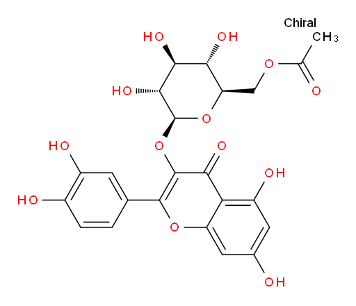 Quercetin 3-O-(6-O-acetyl-β-D-glucopyranoside)