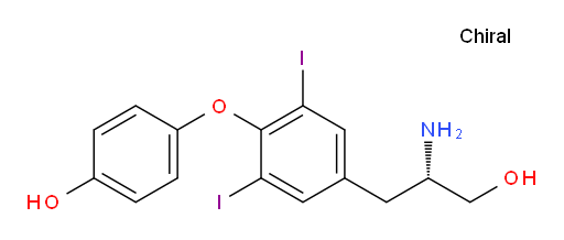 (βS)-β-Amino-4-(4-hydroxyphenoxy)-3,5-diiodobenzenepropanol (ACI)