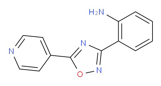 2-[5-(4-Pyridinyl)-1,2,4-oxadiazol-3-yl]benzenamine (ACI)