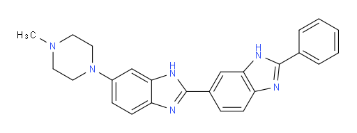 6-(4-Methyl-1-piperazinyl)-2′-phenyl-2,6′-bibenzimidazole (ACI)