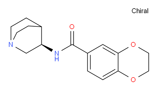 N-[(3R)-1-Azabicyclo[2.2.2]oct-3-yl]-2,3-dihydro-1,4-benzodioxin-6-carboxamide