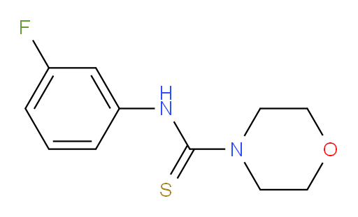 N-(3-Fluorophenyl)-4-morpholinecarbothioamide (ACI)