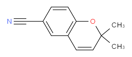 2,2-Dimethyl-2H-1-benzopyran-6-carbonitrile (ACI)