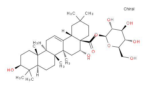 β-D-Glucopyranosyl (3β,16α)-3,16-dihydroxyolean-12-en-28-oate (ACI)