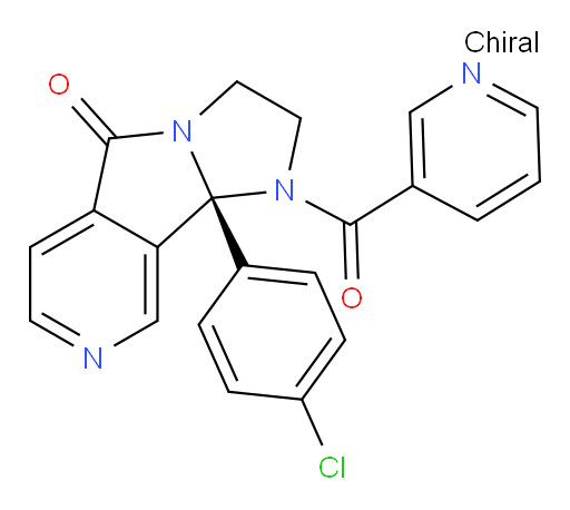 (9bR)-9b-(4-Chlorophenyl)-1,2,3,9b-tetrahydro-1-(3-pyridinylcarbonyl)-5H-imidazo[1′,2′:1,2]pyrrolo[3,4-c]pyridin-5-one (ACI)