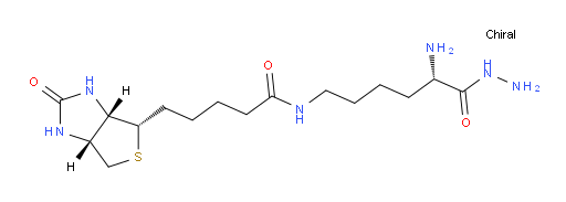 N6-[5-[(3aS,4S,6aR)-Hexahydro-2-oxo-1H-thieno[3,4-d]imidazol-4-yl]-1-oxopentyl]-L-lysine hydrazide (ACI)