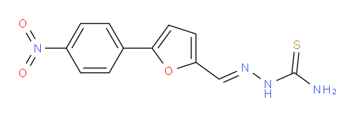 (2E)-2-[[5-(4-Nitrophenyl)-2-furanyl]methylene]hydrazinecarbothioamide (ACI)