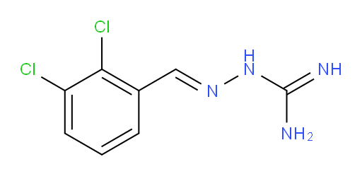 (2E)-2-[(2,3-Dichlorophenyl)methylene]hydrazinecarboximidamide (ACI)