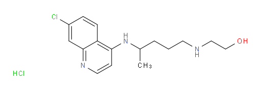 Ethanol, 2-[[4-[(7-chloro-4-quinolinyl)amino]pentyl]amino]-, hydrochloride (1:?) (ACI)