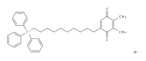 Phosphonium, [10-(4,5-dimethyl-3,6-dioxo-1,4-cyclohexadien-1-yl)decyl]triphenyl-, bromide (1:1)