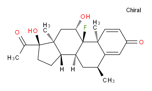 (6S,8S,9R,10S,11S,13S,14S,17R)-17-acetyl-9-fluoro-11,17-dihydroxy-6,10,13-trimethyl-6,7,8,9,10,11,12,13,14,15,16,17-dodecahydro-3H-cyclopenta[a]phenanthren-3-one