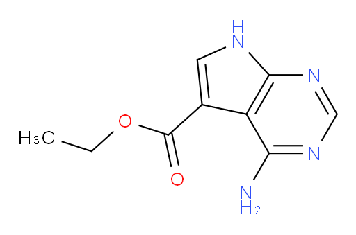 ethyl 4-amino-7H-pyrrolo[2,3-d]pyrimidine-5-carboxylate