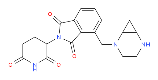 4-({2,5-diazabicyclo[4.1.0]heptan-2-yl}methyl)-2-(2,6-dioxopiperidin-3-yl)-2,3-dihydro-1H-isoindole-1,3-dione