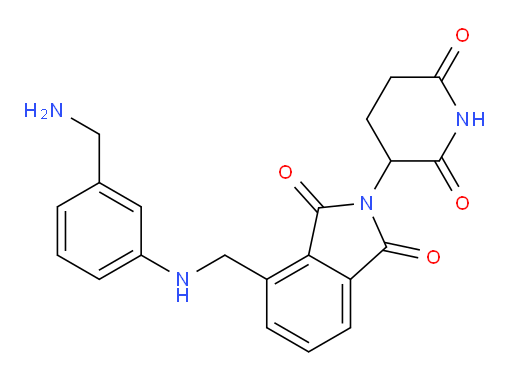 4-({[3-(aminomethyl)phenyl]amino}methyl)-2-(2,6-dioxopiperidin-3-yl)-2,3-dihydro-1H-isoindole-1,3-dione