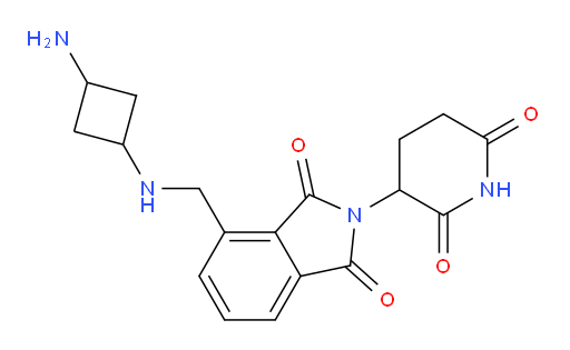 4-{[(3-aminocyclobutyl)amino]methyl}-2-(2,6-dioxopiperidin-3-yl)-2,3-dihydro-1H-isoindole-1,3-dione