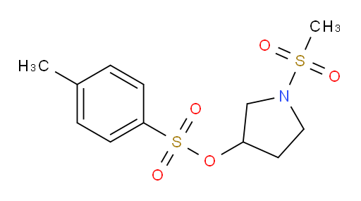 1-methanesulfonylpyrrolidin-3-yl 4-methylbenzene-1-sulfonate