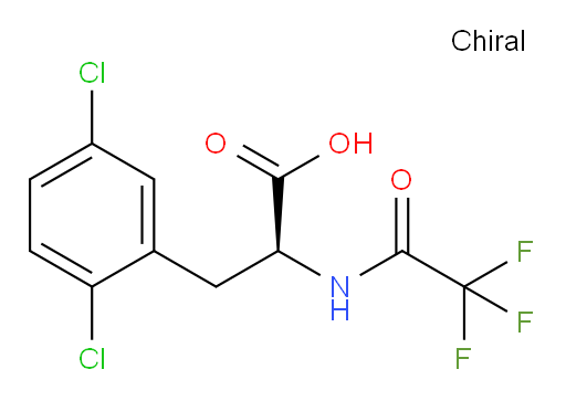 (2S)-3-(2,5-dichlorophenyl)-2-(2,2,2-trifluoroacetamido)propanoic acid