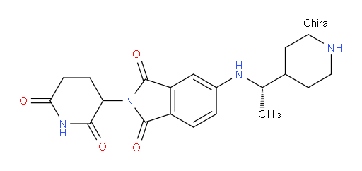 2-(2,6-dioxopiperidin-3-yl)-5-{[(1S)-1-(piperidin-4-yl)ethyl]amino}-2,3-dihydro-1H-isoindole-1,3-dione