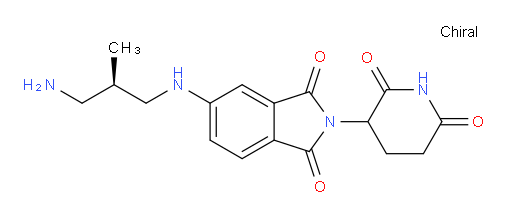 5-{[(2R)-3-amino-2-methylpropyl]amino}-2-(2,6-dioxopiperidin-3-yl)-2,3-dihydro-1H-isoindole-1,3-dione
