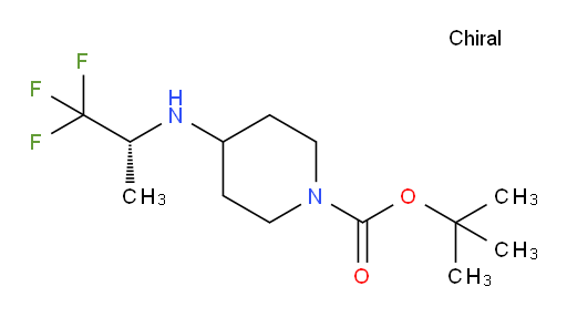 tert-butyl 4-{[(2R)-1,1,1-trifluoropropan-2-yl]amino}piperidine-1-carboxylate