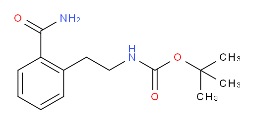 tert-butyl N-[2-(2-carbamoylphenyl)ethyl]carbamate