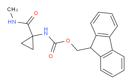 (9H-fluoren-9-yl)methyl N-[1-(methylcarbamoyl)cyclopropyl]carbamate
