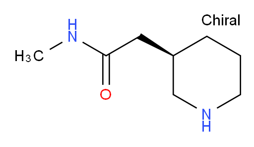 N-methyl-2-[(3R)-piperidin-3-yl]acetamide