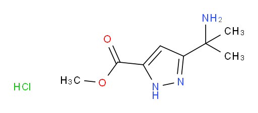 methyl 3-(2-aminopropan-2-yl)-1H-pyrazole-5-carboxylate hydrochloride