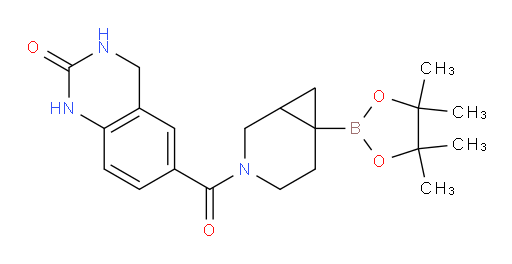 6-[6-(4,4,5,5-tetramethyl-1,3,2-dioxaborolan-2-yl)-3-azabicyclo[4.1.0]heptane-3-carbonyl]-1,2,3,4-tetrahydroquinazolin-2-one