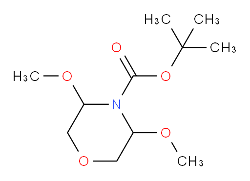 tert-butyl 3,5-dimethoxymorpholine-4-carboxylate