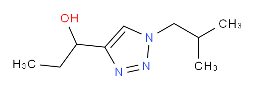1-[1-(2-methylpropyl)-1H-1,2,3-triazol-4-yl]propan-1-ol