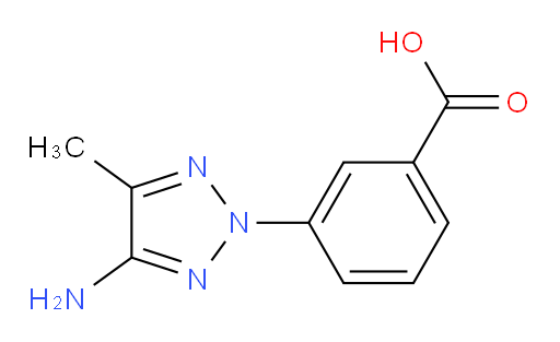 3-(4-amino-5-methyl-2H-1,2,3-triazol-2-yl)benzoic acid