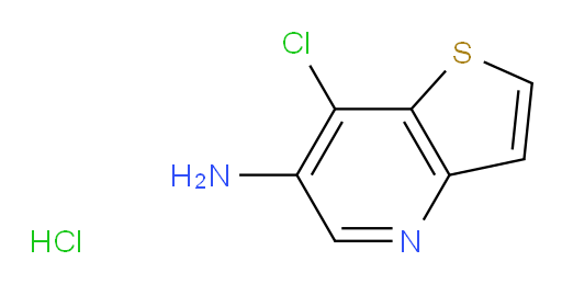 7-chlorothieno[3,2-b]pyridin-6-amine hydrochloride